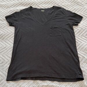Madewell V-Neck Pocket Tee